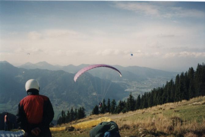 Der Startplatz Hintermaueralm