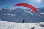 Paragliding Fluggebiet Europa » Schweiz » Wallis,Unterrothorn,Südstartplatz mit Blick auf die Dufourspitze!