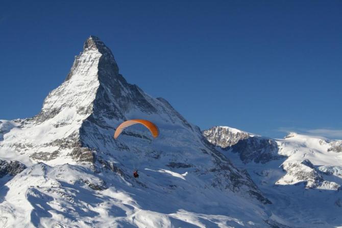 Flug zum Matterhorn