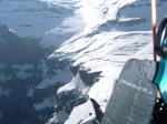 Paragliding Fluggebiet ,,bergstation gemmi.an diesem tag
wäre es möglich gewesen nach kandersteg zu fliegen.