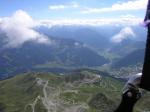 Paragliding Fluggebiet Europa » Schweiz » Wallis,Verbier: Croix de Coeur - Ruinettes - Attelas,über Attelas, Blick nach les Ruinettes