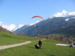 Paragliding Fluggebiet Europa » Schweiz » Wallis,Verbier: Croix de Coeur - Ruinettes - Attelas,Ostern, 8. April 2007
Landeplatz Ost