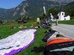 Paragliding Fluggebiet Europa » Schweiz » Wallis,Verbier: Croix de Coeur - Ruinettes - Attelas,Landeplatz Montagnier, keine besondere Schwierigkeit ausser Nachmittags den Talwind beachten!