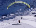 Paragliding Fluggebiet Europa » Schweiz » Bern,Männlichen - Tschuggen,Start vom Männlichen.