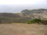 Paragliding Fluggebiet Europa » Italien » Sardinien,Alghero/Speranza,Strand und Landeplatz vom Startplatz aus gesehen