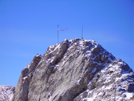 Am Startplatz Kulm muss man die Windspione genau studieren.