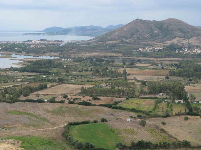 Der Monte Lungo vom Castello della Fava im Norden aus gesehen. Sept.2007, T.Uhlmann