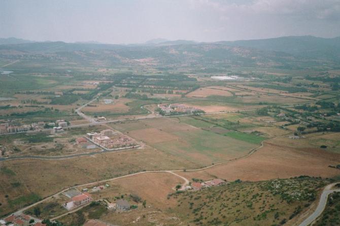 Viele Landemöglichkeiten im Süden des Berges...