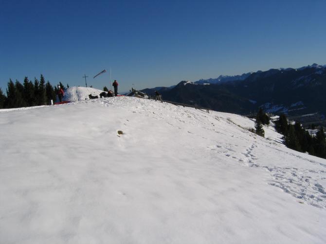 Brauneck/Dez06/Südstartplatz/
Blickrichtung Ost