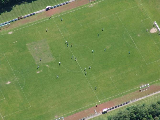 Fußballplatz in Lenggries