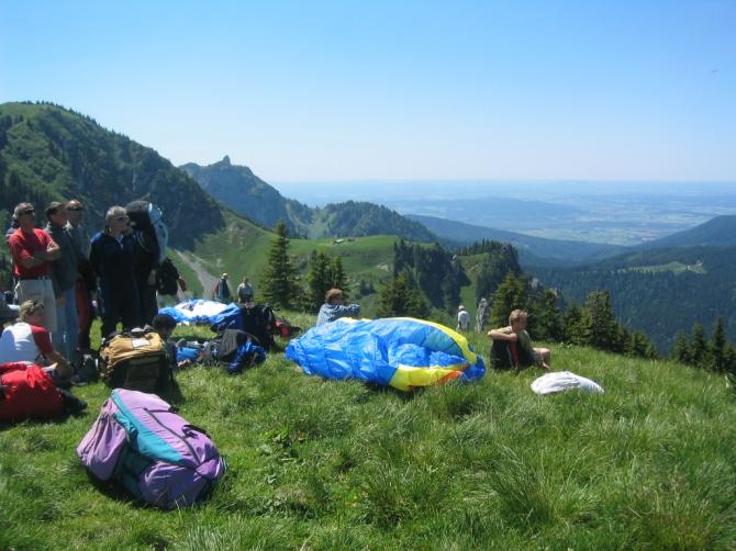 Parawaiting am Startplatz