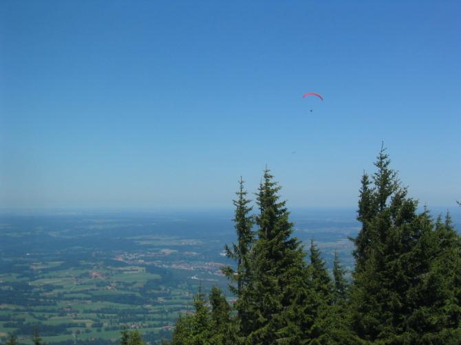 Der Blick ins Sueddeutsche Flachland