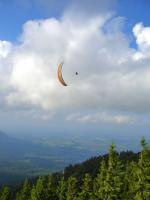 Paragliding Fluggebiet Europa » Deutschland » Bayern,Brauneck,Blick vom Nordstartplatz Richtung Bad Tölz. wk