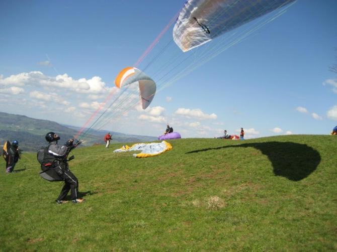 Startplatz Zugerberg bei gutem Westwind