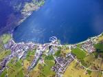 Paragliding Fluggebiet Europa » Schweiz » Schwyz,Wildspitz,Arth Goldau am Zugersee von oben.