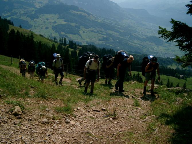 Aufstieg auf den Gnipen