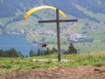 Paragliding Fluggebiet Europa » Schweiz » Schwyz,Ramenegg-Halsegg,Start mit Blick richtung Moorgarten.