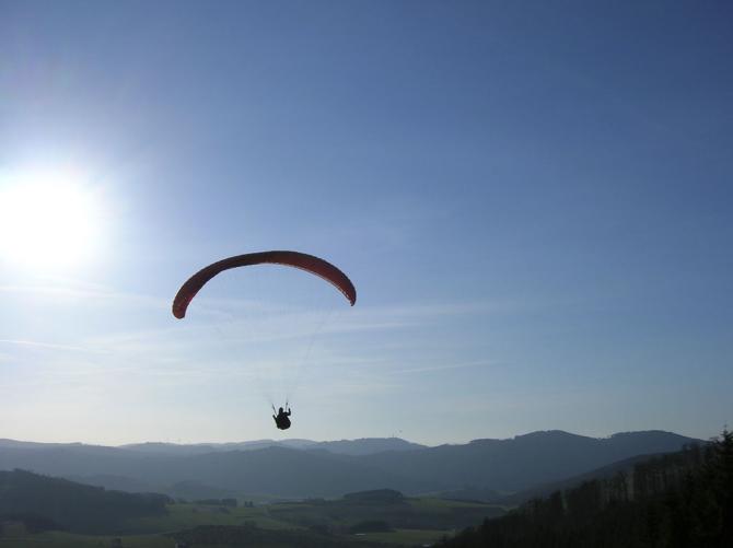Auf geht's: mit der richtigen Starttechnik kommt man auch bei wenig Wind gut raus :-)