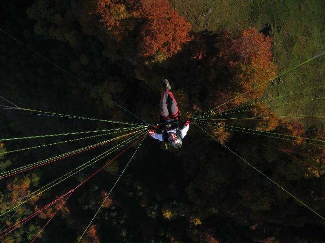 Wunderschöner Herbstflug vom Fronalpstock am 10.10.08