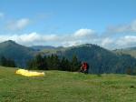 Paragliding Fluggebiet Europa » Schweiz » Schwyz,Hummel,Oberer Startplatz. Ist nur zu Fuss zu erreichen.