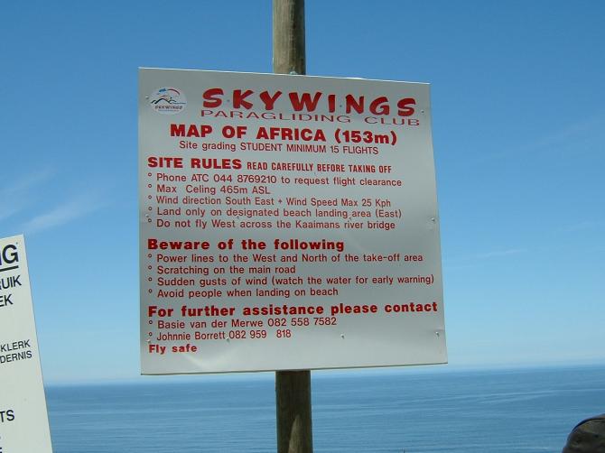 Anweisungen Map of Africa
Bitte ATC beachten ! (01/2007)