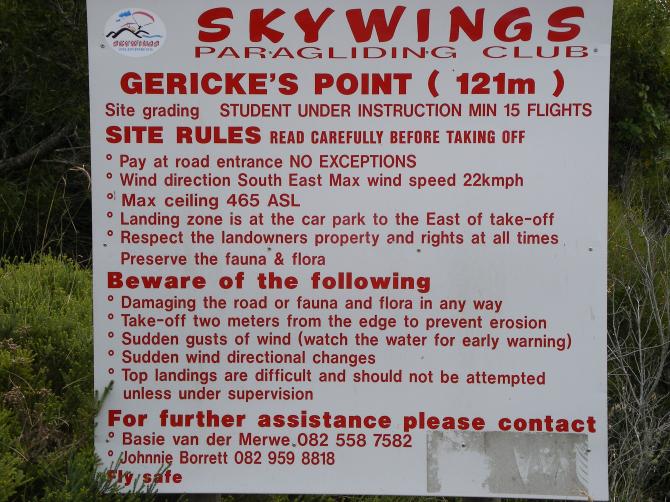 Anweisungen Gerickes Point (01/2007)