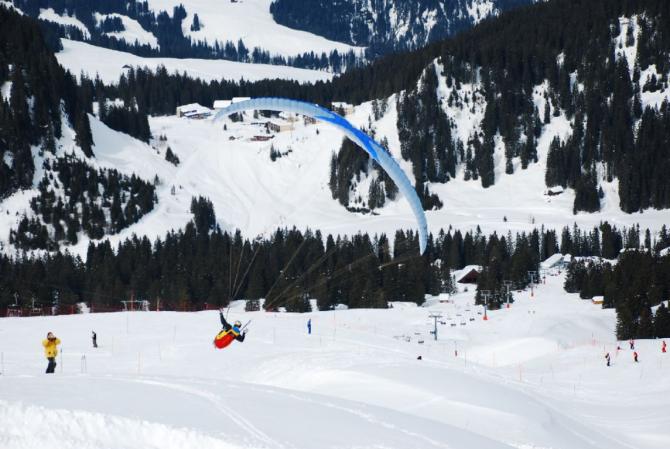 14.3.2009 auch im Winter ein Genuss. Nur leider keine Thermik vorhanden.