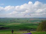 Paragliding Fluggebiet Europa » Deutschland » Thüringen,Harsberg,Nette Wolkenstraßen.Später gings noch an die Basis bei 1600nn