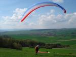 Paragliding Fluggebiet Europa » Deutschland » Thüringen,Harsberg,Airwave Magic FR2 beim Mittelgebirgstest