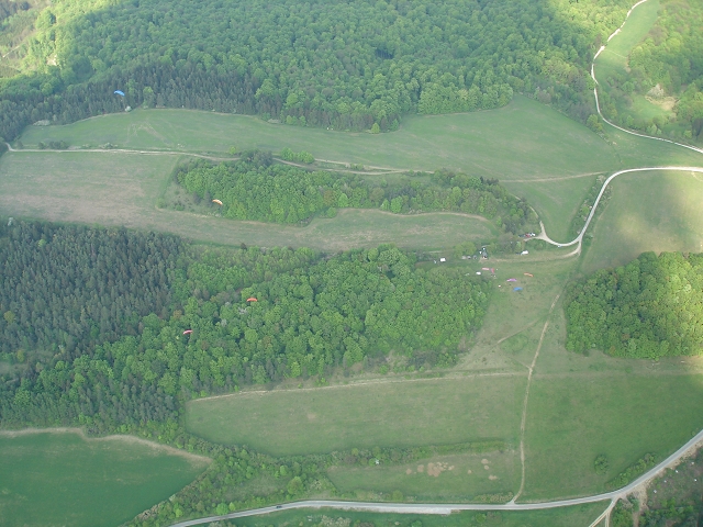 Hier mal Hang mit Startplatz aus einer anderen Position.Von Vorne.