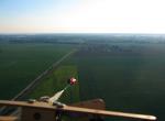 Paragliding Fluggebiet Europa Deutschland Sachsen,Agrarflugplatz Beilrode,Beim Abendschlepp richtung Torgau