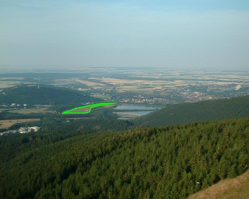 Am Rammelsberg fliegt man oft mit den Segelflugzeugen. Der Flugplatz Bollrich liegt ganz in der Nähe.