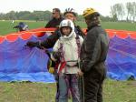 Paragliding Fluggebiet Europa Deutschland Niedersachsen,Bunde Charlottenpolder,Tandemfliegen auf unserem Schleppgelände in Bunde