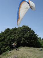 Paragliding Fluggebiet Europa » Deutschland » Thüringen,Kella Berg,Startplatz im Juli 08`.Es wurde mehrmals die 100 km Marke geknackt.