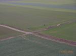 Paragliding Fluggebiet Europa » Deutschland » Niedersachsen,Pegestorf,der landeplatz aufgenommen, beim abgleiter, nach einem schönen flugtag