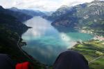 Paragliding Fluggebiet Europa » Schweiz » Uri,Gitschenberg,Nicht immer ist der Urner See so ruhig