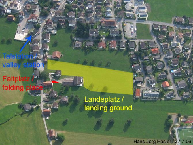 Landeplatz Schattdorf / landing ground Schattdorf