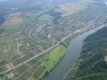 Paragliding Fluggebiet Europa » Deutschland » Rheinland-Pfalz,Klüsserath,Blick auf den Landeplatz Neumagen