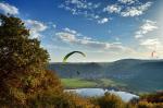 Paragliding Fluggebiet ,,Das Bild ist am 1. November beim LittleCloud-Testival am Südstartplatz entstanden. 
Bild: openi.de