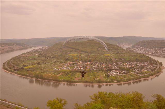 Startplatz Boppard am Rhein Ostern 2011 
Bild:freiflieger.eu / Ralf Münch