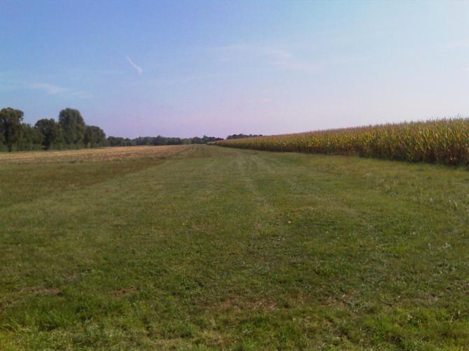 Die Strecke in voller Länge von West nach Ost