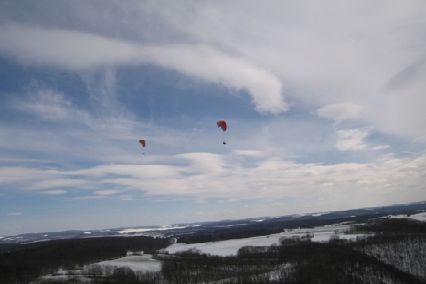 am 24.03.2008 fliegen im Grenzbereich
