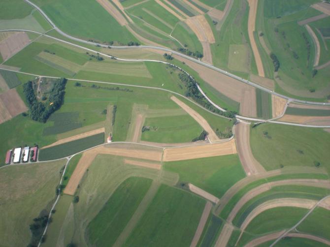 über der schleppstrecke...