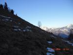 Paragliding Fluggebiet Europa » Schweiz » Glarus,Hirzli,unterer Startplatz in der Seitenansicht