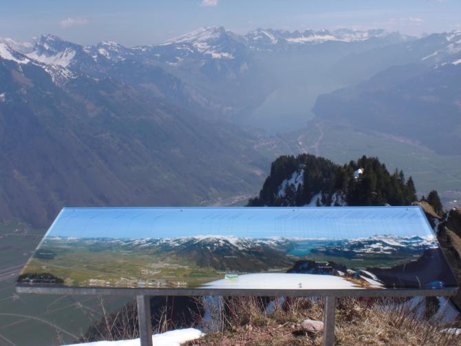 Aussicht nach Osten zum Walensee