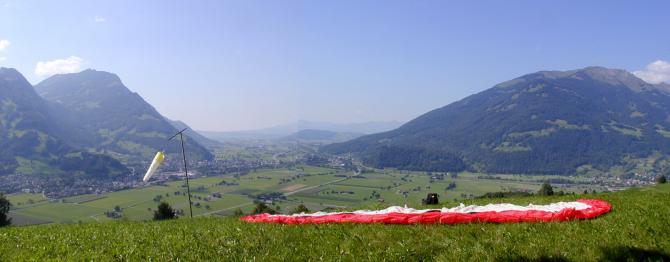 Ausblick über die Lintheebene (Richtung W)