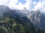 Paragliding Fluggebiet Europa » Deutschland » Bayern,Osterfelder,Blick vom Kreuzeck zurück zum Osterfelder und zur Zugspitze, August 2007