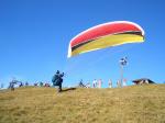 Paragliding Fluggebiet Europa » Deutschland » Bayern,Wank,Harry startet Mitte Oktober am Wank bei idealen Bedingungen