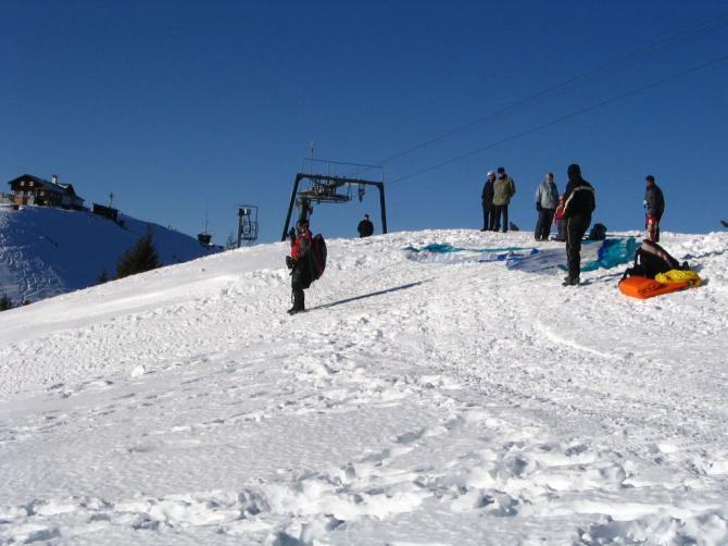 Startplatz Wank im Winter