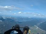 Paragliding Fluggebiet Europa » Deutschland » Bayern,Wank,Blick in das Obere Isartal (rechts)In der Mitte, zu meinen Füßen, der Walchensee. (aufgen. am 21.04.08)